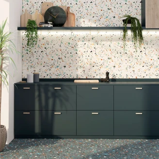 Gulvflis <strong>Terrazzo Colorful</strong>  Beige Matt 60x60 cm